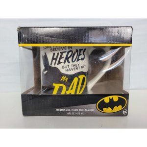 DC Comics Batman Dad is My Superhero 16 Ounce Mug New in Box